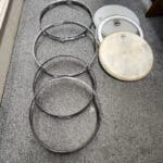 Drum Rims And Heads 12 Inch And 14 Inch Price $50