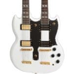 Epiphone G-1275 Custom Double Neck Limited-Edition Electric Guitar Alpine White Sale Price $1,299.95