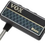 Vox AP2-BS amPlug 2 Bass Battery-Powered Bass Guitar Headphone Amplifier – Black / Blue Diamond