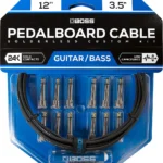 Boss BCK-12 Solderless Pedalboard Cable Kit – Black