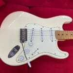 Fender Jimmie Vaughan Tex-Mex Strat 1996 – Olympic White Price $749.99