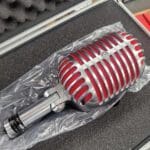 Shure 75th Anniversary 5575LE Cardiod Dynamic Vocal Mic 2014 Chrome/Red Price $799