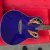 Ovation Celebrity Elite Plus CE44P-8TQ Mid-Depth Acoustic-Electric Guitar - Caribbean Blue Price $503.20