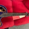 Ovation Celebrity Elite Plus CE44P-8TQ Mid-Depth Acoustic-Electric Guitar - Caribbean Blue Price $503.20 - Image 10