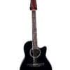 Ovation AB2412-5S Applause Standard Mid-Depth Cutaway 12-String Acoustic-Electric Guitar - Satin Black Price $415