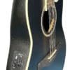 Ovation AB2412-5S Applause Standard Mid-Depth Cutaway 12-String Acoustic-Electric Guitar - Satin Black Price $415 - Image 4