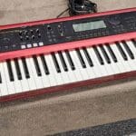 Korg Karma Red synth with hard case great package deal