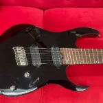 Ibanez RGMS7 7-string Electric Guitar with Elysian Hellfire Bridge Pickup – Black