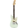 Fender American Performer Mustang Electric Guitar Satin Sonic Blue - Image 3