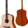 Eastman PCH1-D Pacific Coast Highway Series Sitka/Sapele Dreadnought Natural with Gig Bag - Image 5