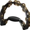 Rhythm Tech Pro Tambourine Black/Brass Jingles RTPRO11