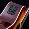 Washburn Deep Forest Burl ACE Acoustic/Electric Guitar - Amber Fade DFBACEA - Image 2