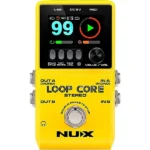 NuX Loop Core Stereo Looper with MIDI and Drum Patterns Effects Pedal Yellow