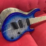 Kiesel AM7 Aries 24 Fret Multiscale Fanned-Fret Bolt-On Neck 7-String Electric Guitar 2023 – Trans Night Burst with Bag