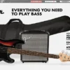 Squier Affinity Series Precision Bass PJ Pack Sunburst or black finishes
