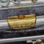 Selmer Omega flute – sterling silver gold engraved lip plate open hole low B Brand New Original Price $1510 New Price$755 + $29.99 Shipping