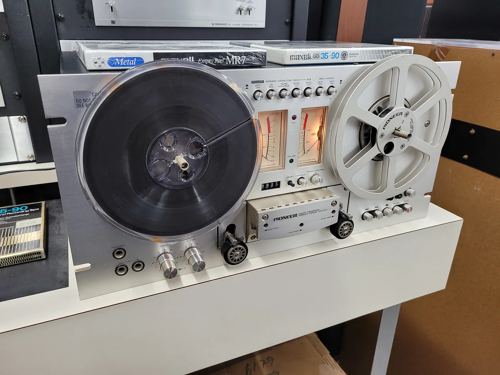 Pioneer RT-707 7 Reel to Reel 1970s - Silver $1999 + $199 Shipping