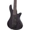 Schecter Stiletto Stealth-5 5-String Electric Bass Guitar - Satin Black