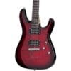 Schecter C-6 Plus Electric Guitar - Transparent Cherry Burst