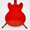 Epiphone ES-335 Figured Semi-Hollow Electric Guitar - Cherry with Bag - Image 8