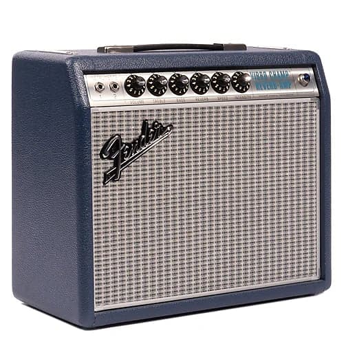 Fender '68 Custom Vibro Champ Reverb Navy blue w/Celestion Ten 30 Brand New