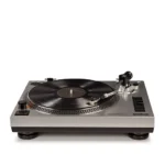 Crosley C100A Turntable – Silver record player