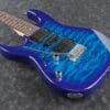 Ibanez Gio GRX70QAL Left-handed Electric Guitar - Transparent Blue Burst - Image 3