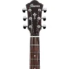 Ibanez AEG220 Solid Top Grand Concert Acoustic-Electric Guitar - Dark Brown Open Pore - Image 4