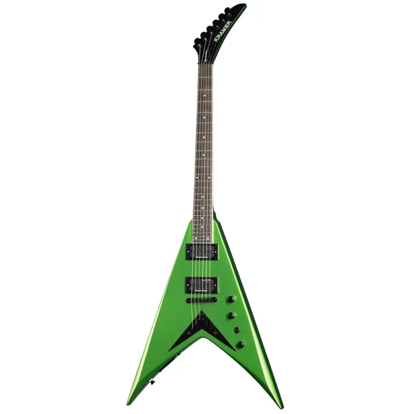 Kramer Dave Mustaine Vanguard Rust in Peace - Alien Tech Green with Case