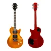 Flight Centurion Solid Body Electric Tenor Ukulele - Vintage Gold - Image 2