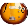 Epiphone Jack Casady Fretless Bass - Aged Royal Tan with gig bag - Image 10