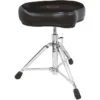 Roc-N-Soc Manual Spindle Drum Throne with Original Saddle - Black