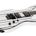 Schecter Synyster Gates Signature Synyster Standard with Schecter Humbuckers – White with Black Pinstripes