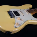 Jet JS400 HHS S-Style Electric Guitar – Vintage Yellow