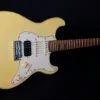 Jet JS400 HHS S-Style Electric Guitar - Vintage Yellow - Image 3