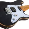 Flight Pathfinder Solid Body Tenor Uke - Transparent Black - Image 3