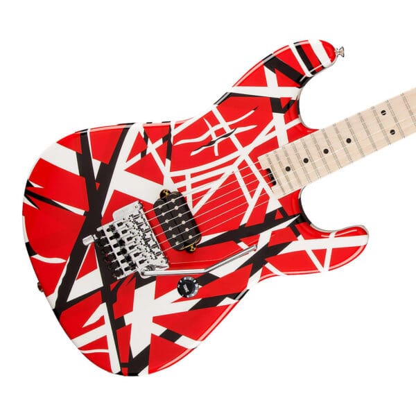 EVH Striped Series - Red with Black and White Stripes 5107902503 body