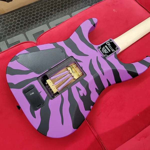 Charvel Satchel Signature Pro-Mod with Upgrade Purple Parts- Purple Bengal - Image 7