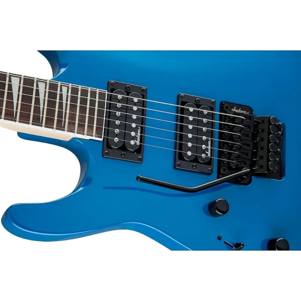 Jackson JS Series Dinky Arch Top JS32 DKA Left-Handed Electric Guitar - Bright Blue - Image 3