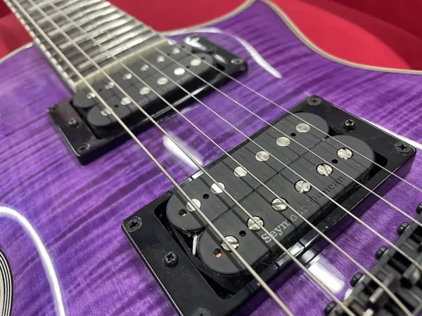 ESP LTD EC-1000 FM with Ebony Fretboard - See Thru Purple - Image 6