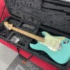 USA Custom Guitar Parts Caster S-Style Satin Sea Foam Green W/Case