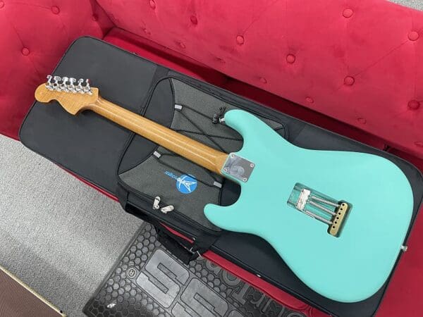 USA Custom Guitar Parts Caster S-Style Satin Sea Foam Green W/Case - Image 10