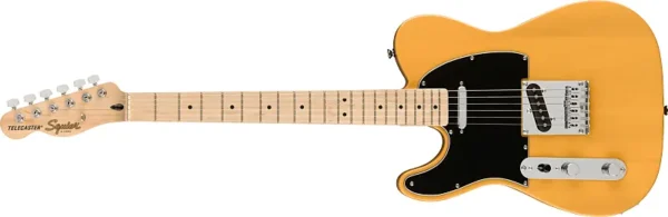 Squier Affinity Telecaster Left-Handed with String-Through Bridge - Butterscotch Blonde - Image 6