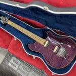 Peavey EVH Wolfgang Standard Deluxe with Floyd Rose 1990’s – Transparent Purple – w/ Original Case