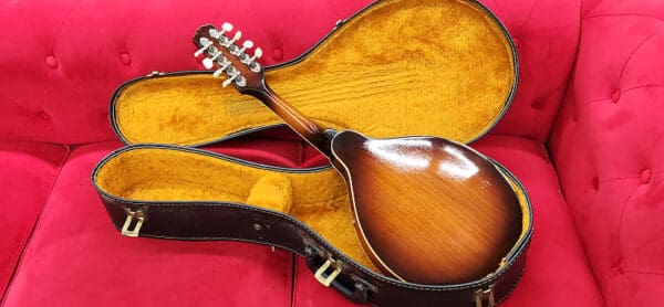 Epiphone mandolin with case MM30 1970s - Sunburst - Image 10