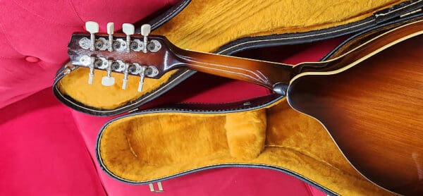 Epiphone mandolin with case MM30 1970s - Sunburst - Image 8