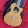 Kala KA-ATP-CTG-CE Solid Acacia Series Acoustic Electric Tenor Uke w/Bag - Cedar/Acacia - Image 8