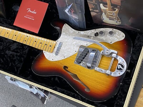 Fender Custom Shop 1968 Tele Thinline Journeyman Relic 2023 - 3-Color Sunburst - Image 18