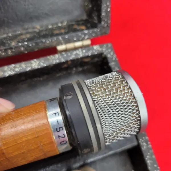 Fender F-520 Vocal Mic made by AKG 1960s - Wood - Image 6