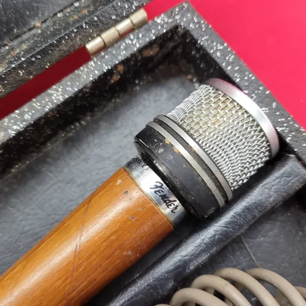 Fender F-520 Vocal Mic made by AKG 1960s - Wood - Image 9